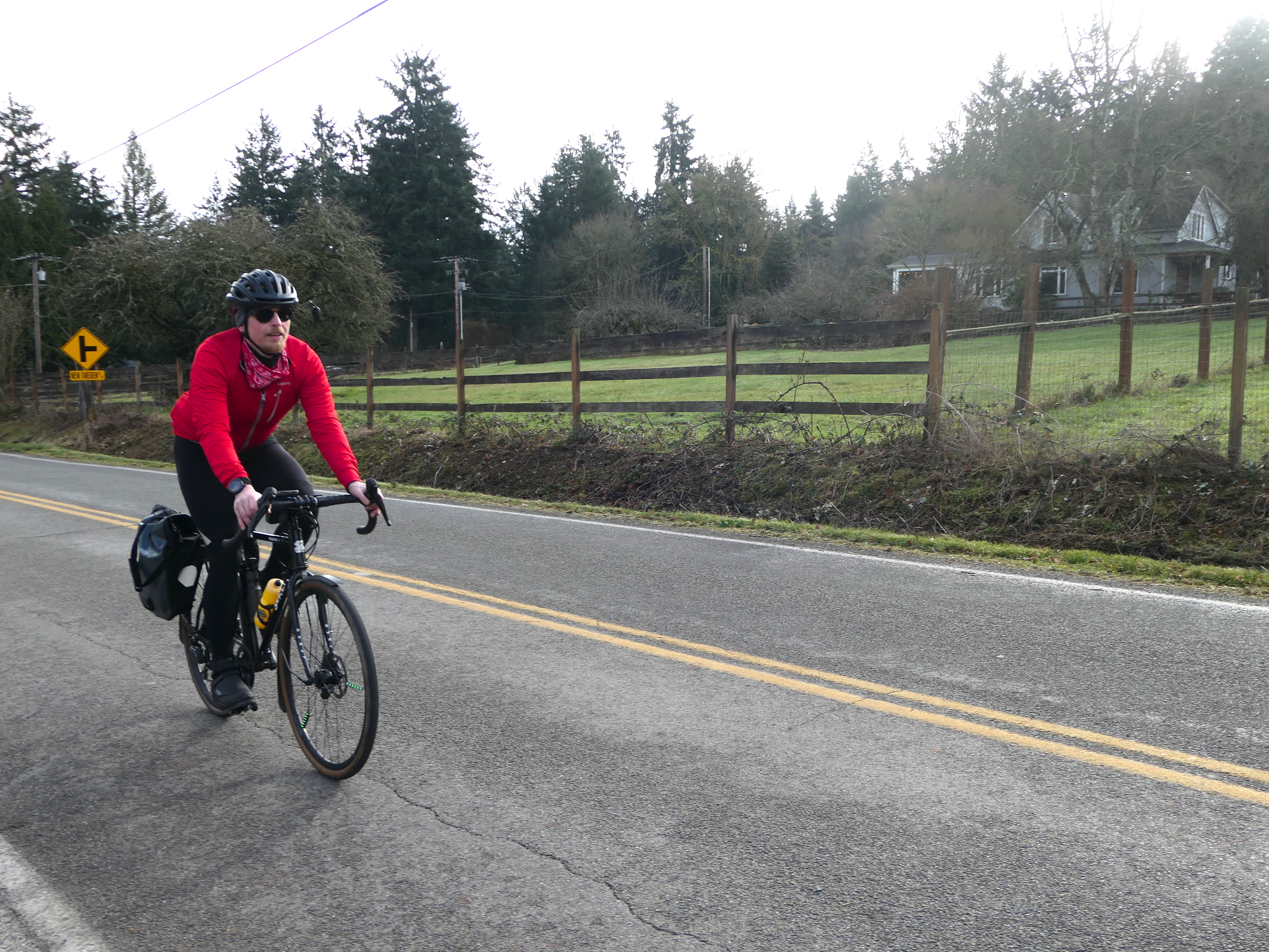 Lots of farmhouse views on Bainbridge.
